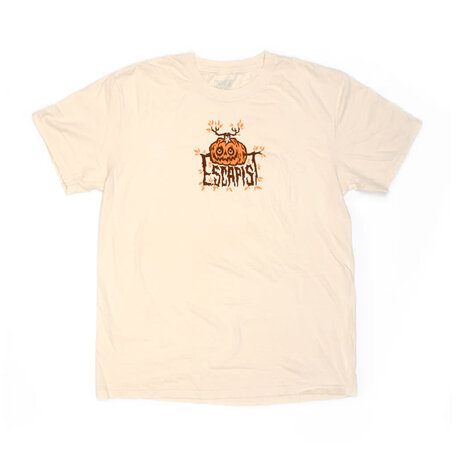 Escapist Pumpkin Garment Dyed T-Shirt Heather Ivory