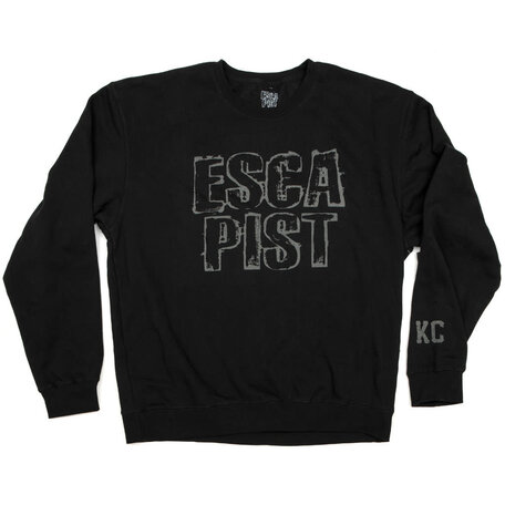 Escapist Outline Stacked Crew Sweatshirt Black/Reflective