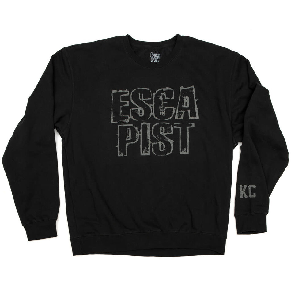 Escapist Outline Stacked Crew Sweatshirt Black/Reflective