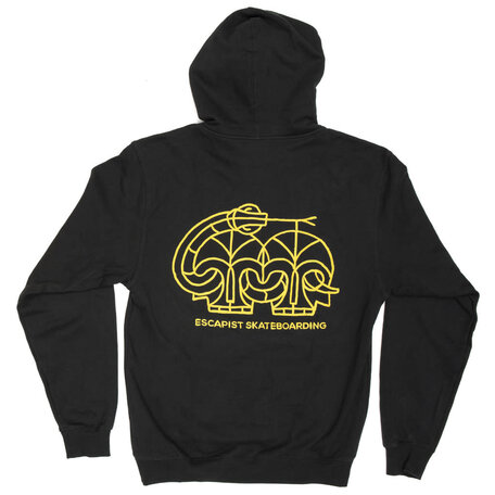 Escapist Snake Pullover Hoodie Black/Yellow