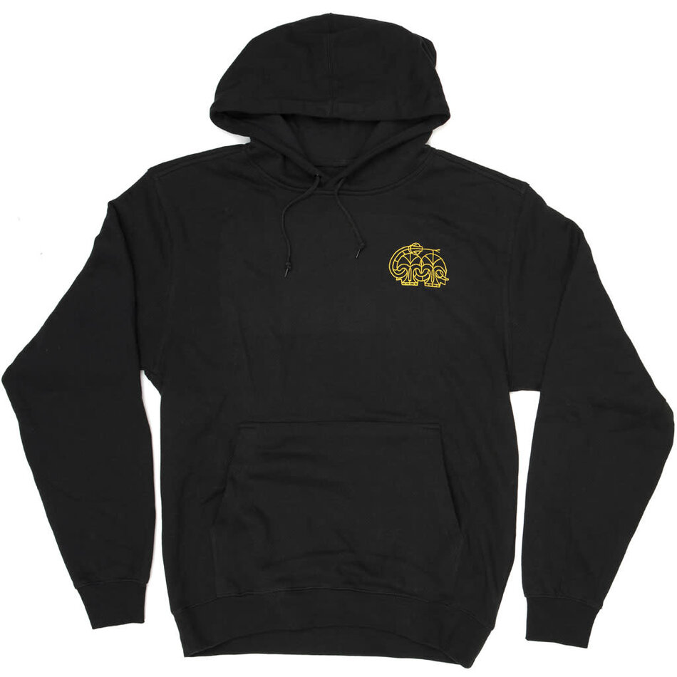 Escapist Snake Pullover Hoodie Black/Yellow