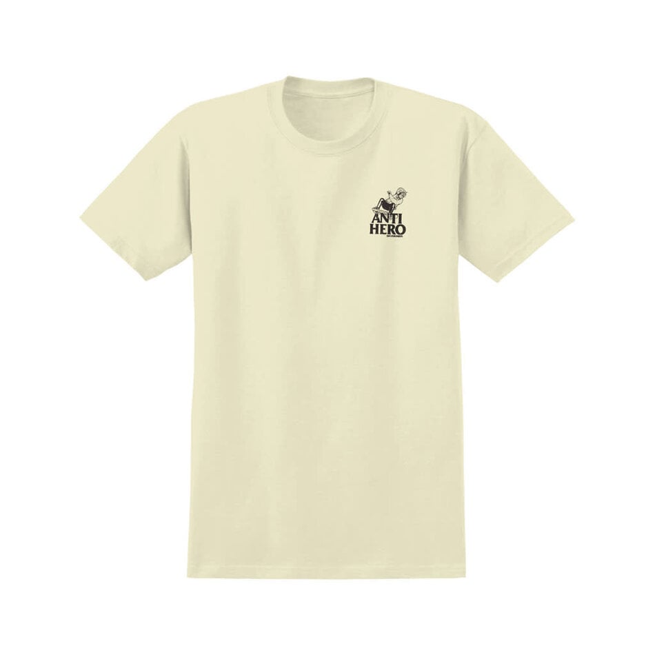 Anti Hero Hewitt Lance Mountain Skull T-Shirt Cream