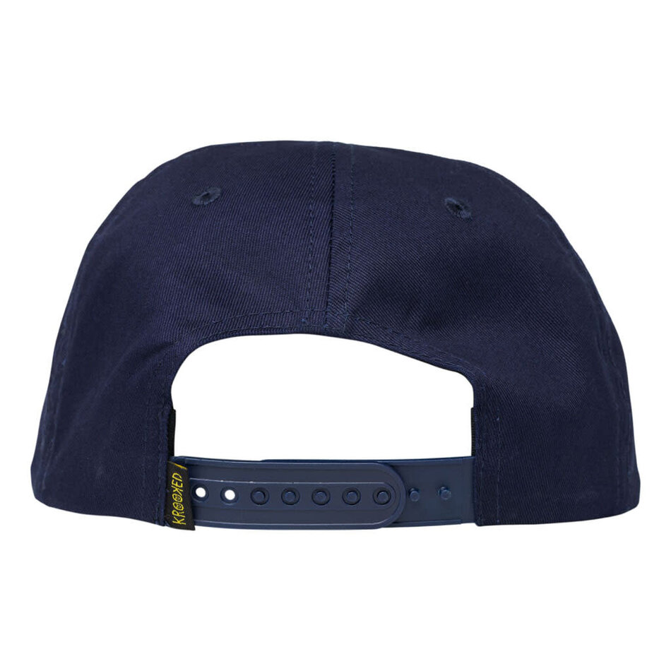 Krooked Sweatpants Redux Snapback Hat Navy