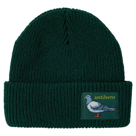 Anti Hero Lil Pigeon Label Cuff Beanie Green/Yellow