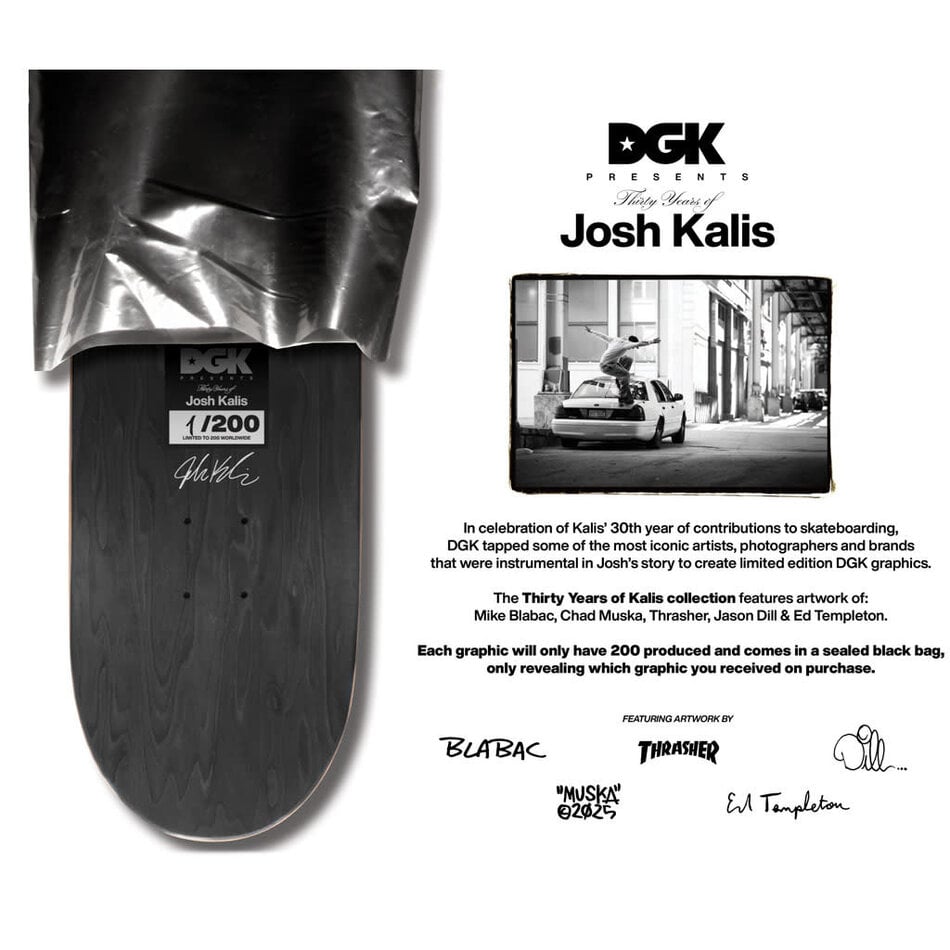 DGK 30 Years of Josh Kalis Blind Bag Deck