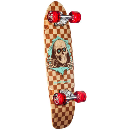 Powell Sidewalk Surfer Quad Checker Ripper Complete Cruiser Birch
