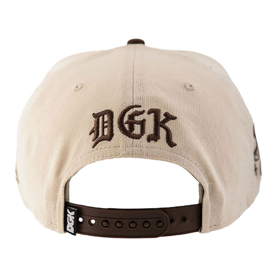 DGK Mindset Snapback Hat Tan/Brown