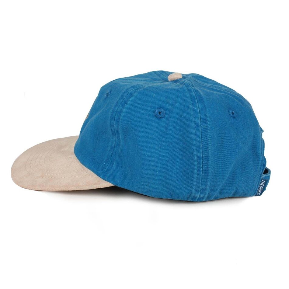 Theories Hand of Theories Denim Snapback Hat Blue/Brown
