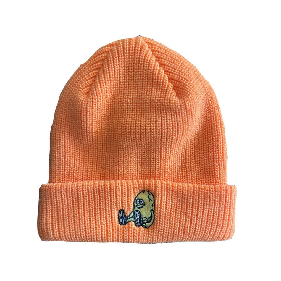 Heroin Egg Beanie Neon Orange