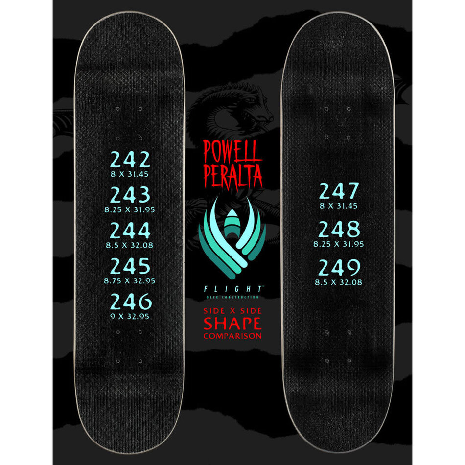 Powell Peralta Kiss Flight Deck Green Foil