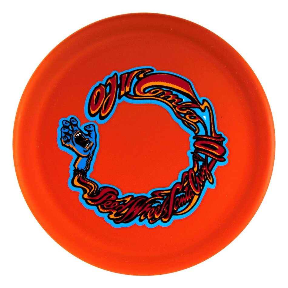 Speed Wheels Screaming Hand Pint Glass Orange