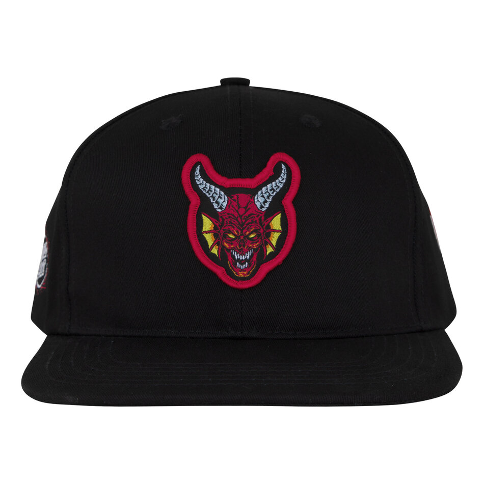 Santa Cruz Stranger Things Hellfire Club Snapback Hat Black