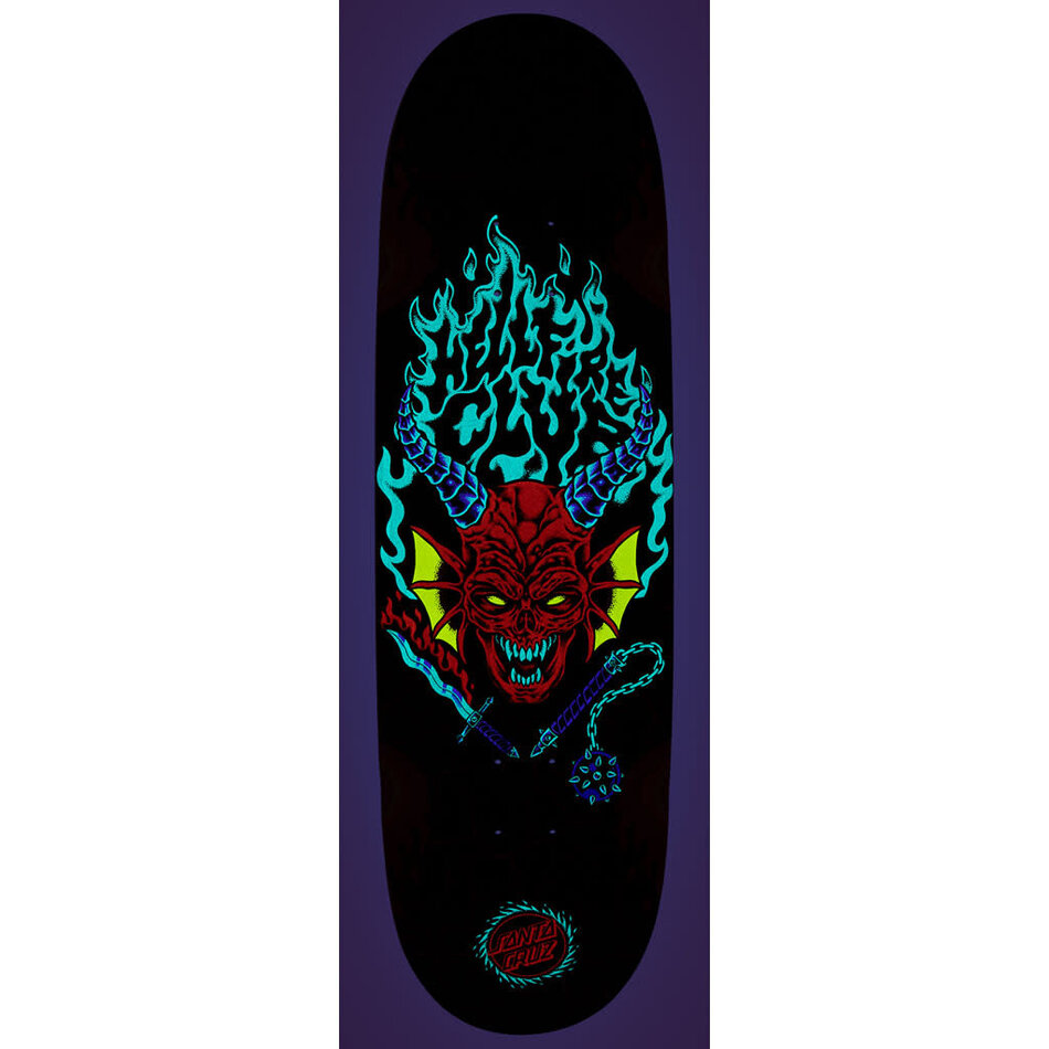 Santa Cruz Stranger Things Hellfire Club Flames Deck