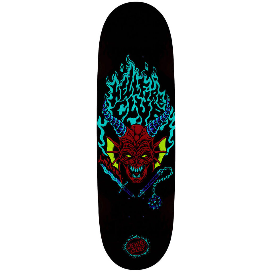 Santa Cruz Stranger Things Hellfire Club Flames Deck