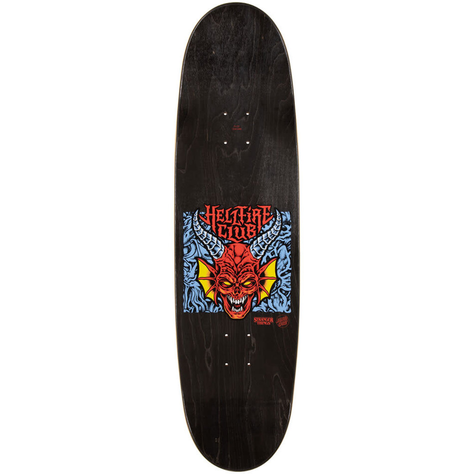 Santa Cruz Stranger Things Hellfire Club Flames Deck