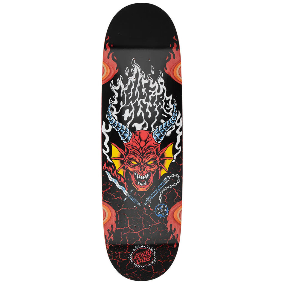 Santa Cruz Stranger Things Hellfire Club Flames Deck
