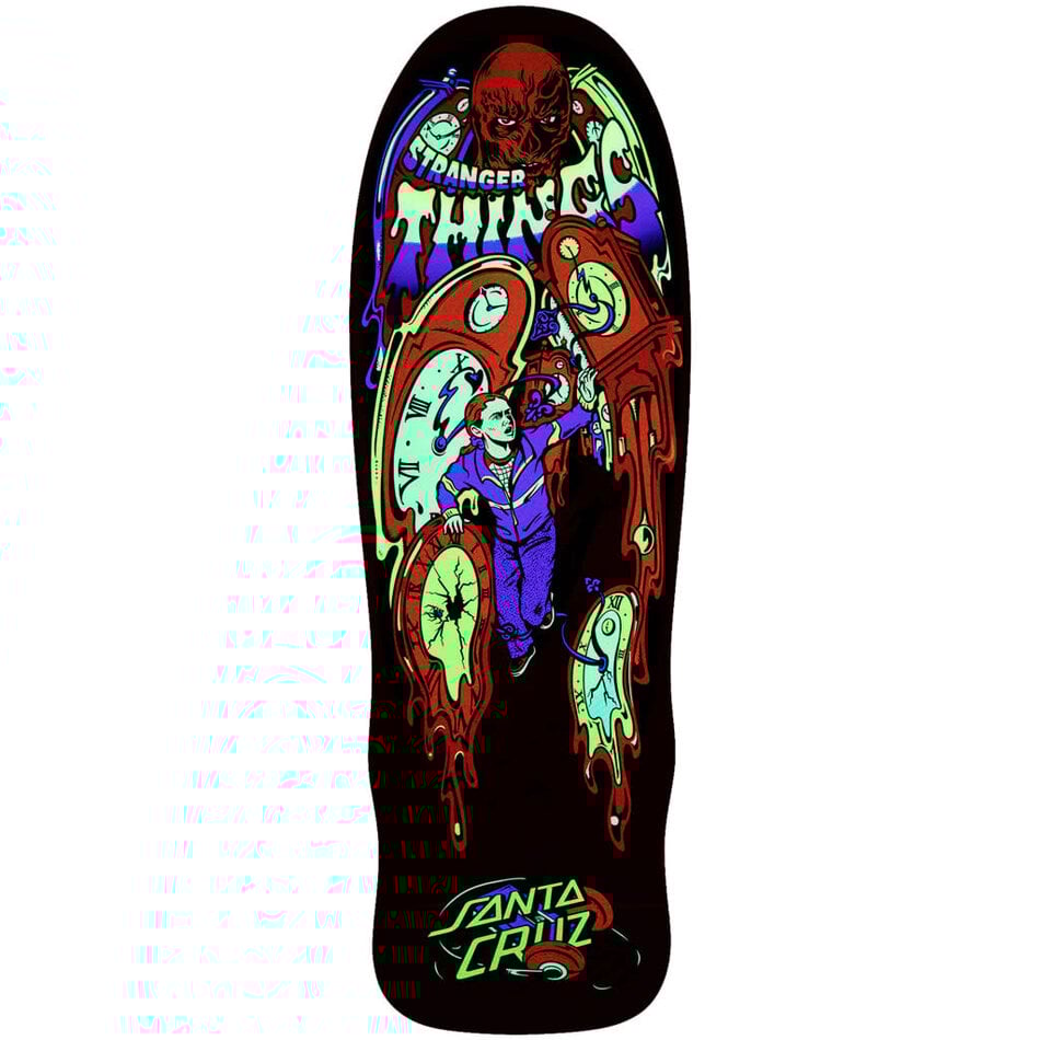 Santa Cruz Stranger Things Grabke Max Melting Clock Deck