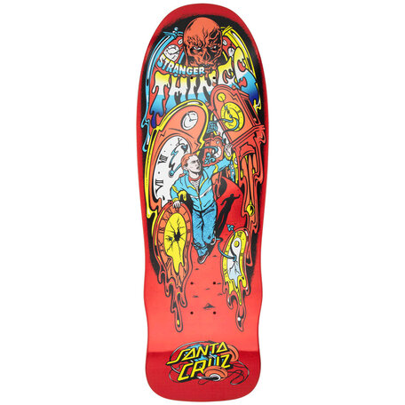 Santa Cruz Stranger Things Grabke Max Melting Clock Deck