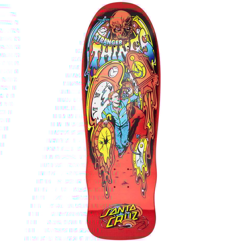 Santa Cruz Stranger Things Grabke Max Melting Clock Deck