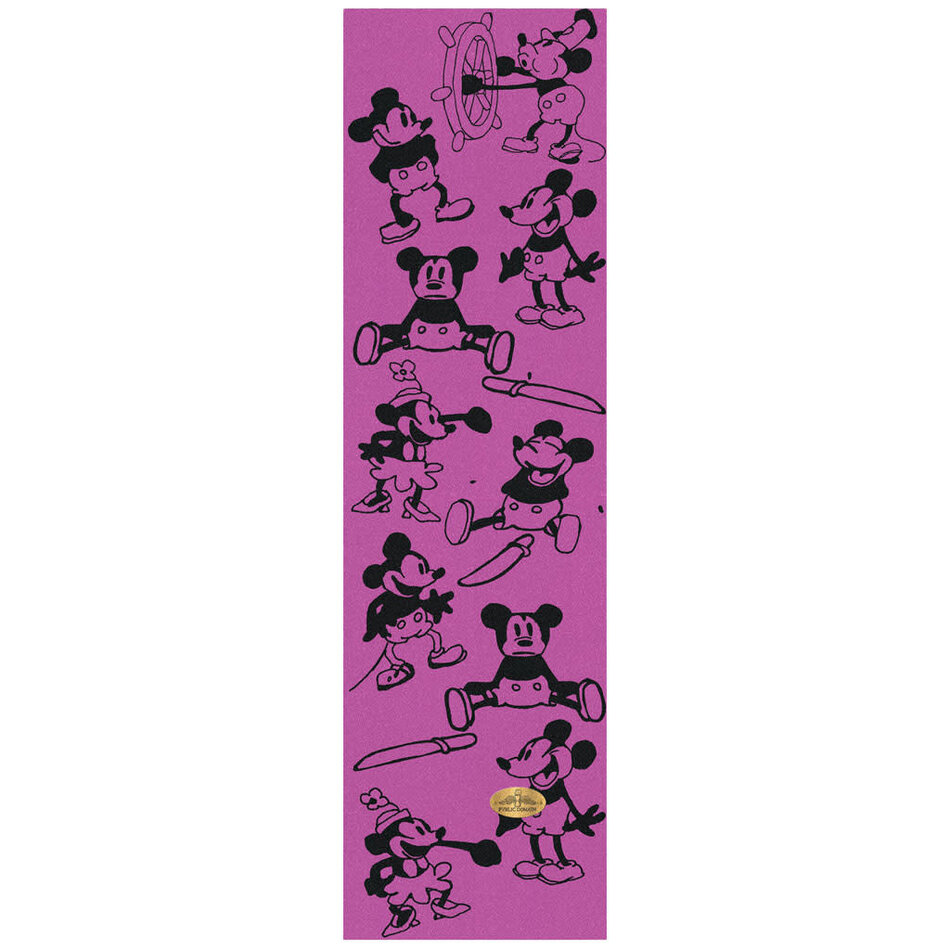 Pvblic Domain Steamboat Mouse Graphic Griptape Pink