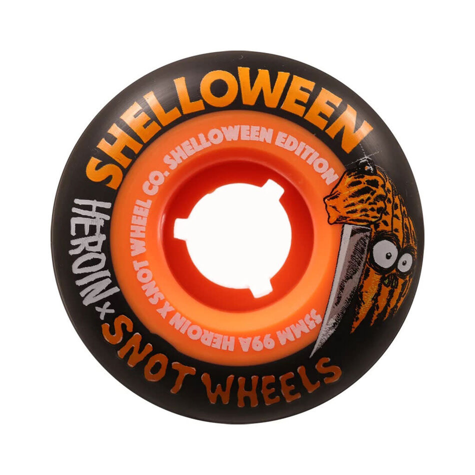 Snot Shelloween 99A Wheels Black/Orange Core