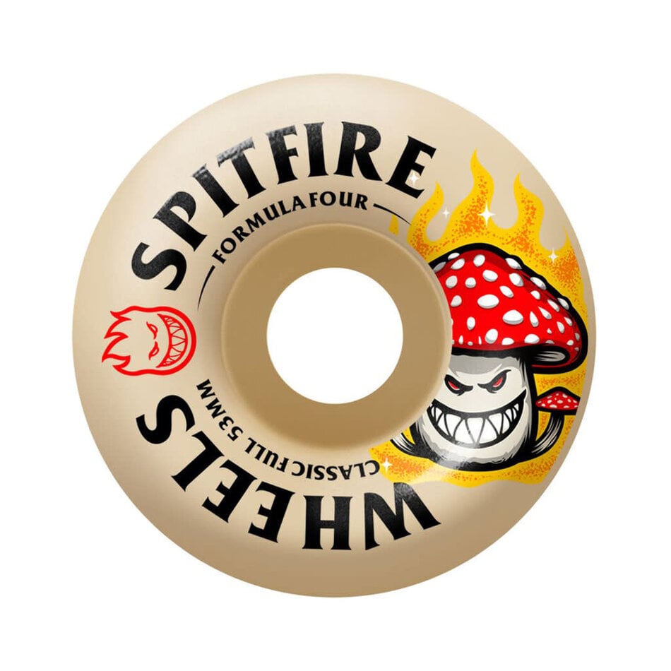 Spitfire Shroom Bighead Classic Full Formula Four 99A Wheels White