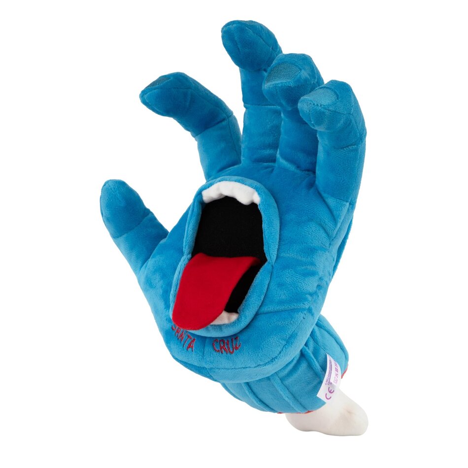 Santa Cruz Screaming Hand Plushie Blue