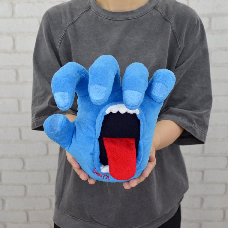 Santa Cruz Screaming Hand Plushie Blue