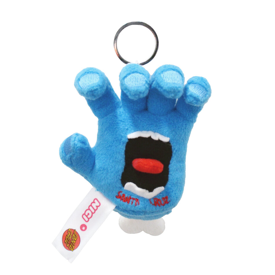 Santa Cruz Screaming Hand Plush Keychain