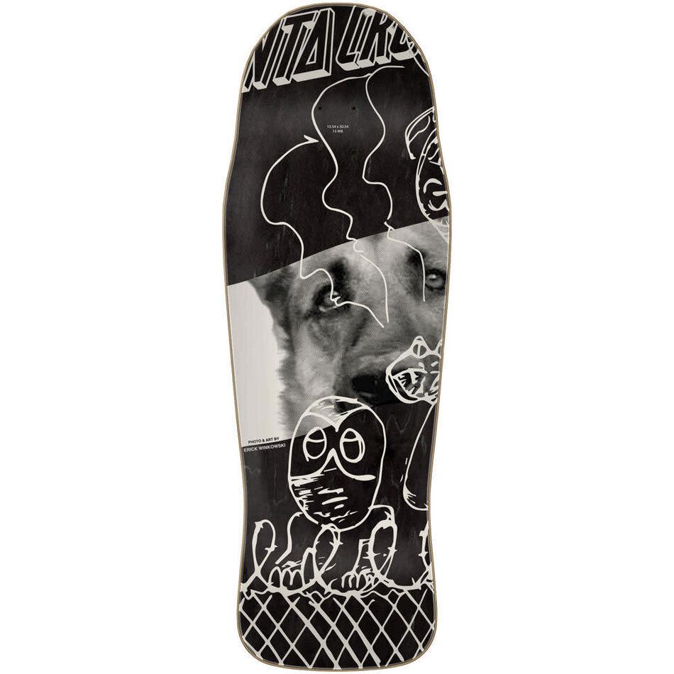 Santa Cruz Eric Winkowski Tribute Shaped Deck