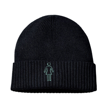 Girl Suzuki OG Roll-Up Beanie Black