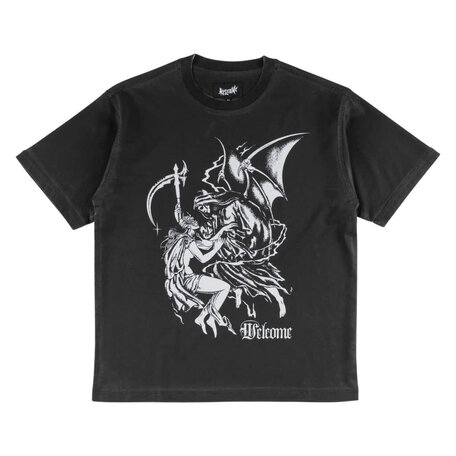 Welcome Archangel Overprint T-Shirt Black/White