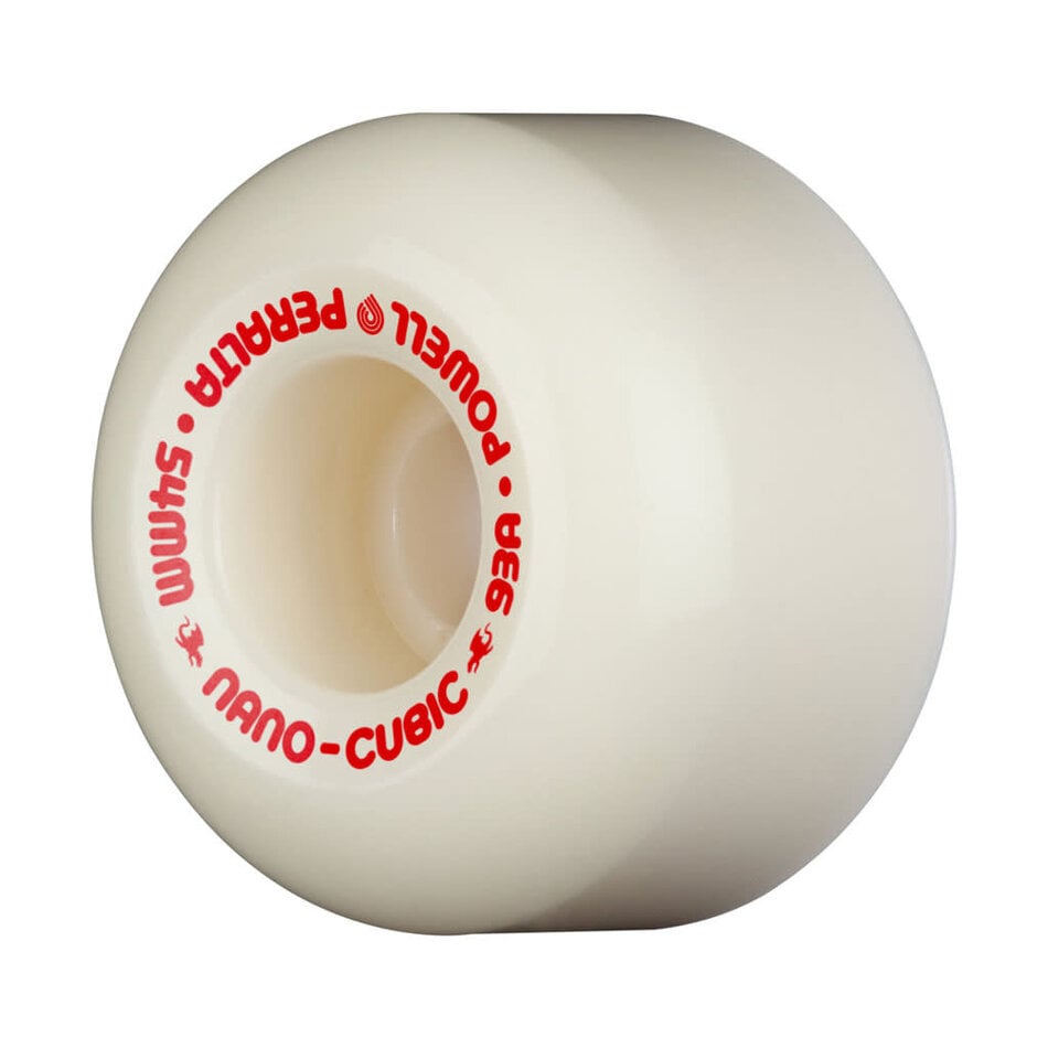 Powell Peralta Dragon Formula Red Nano Cubic 93A Wheels White