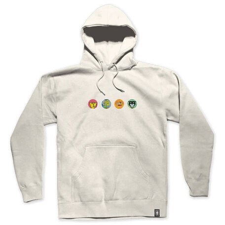 Girl Legend Heads Pullover Hoodie Bone