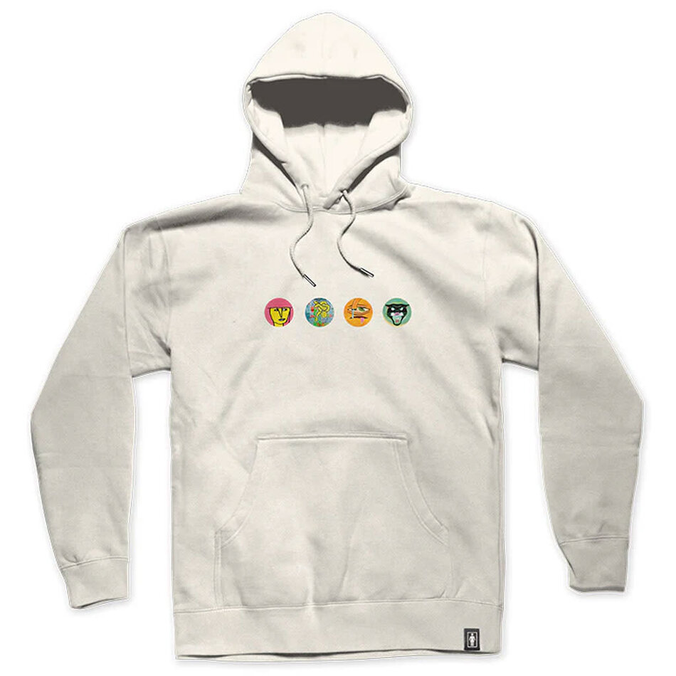 Girl Legend Heads Pullover Hoodie Bone