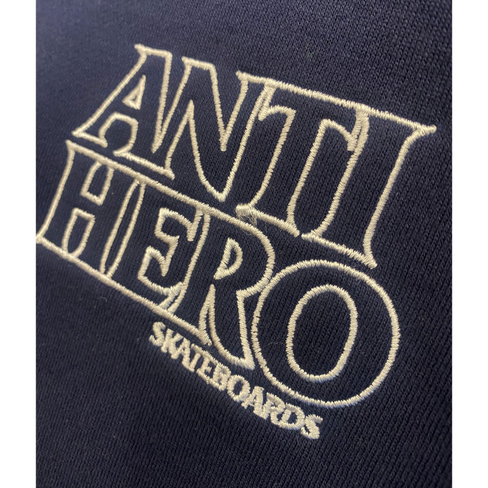 Anti Hero Lil Black Hero Hoodie Navy