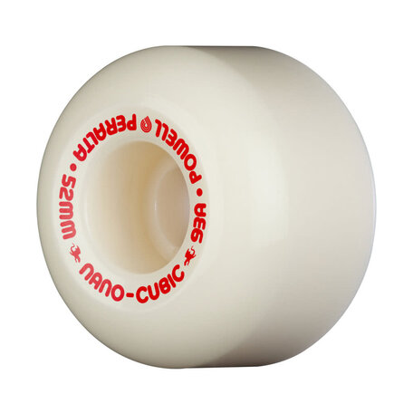Powell Peralta Dragon Formula Red Nano Cubic 93A Wheels White
