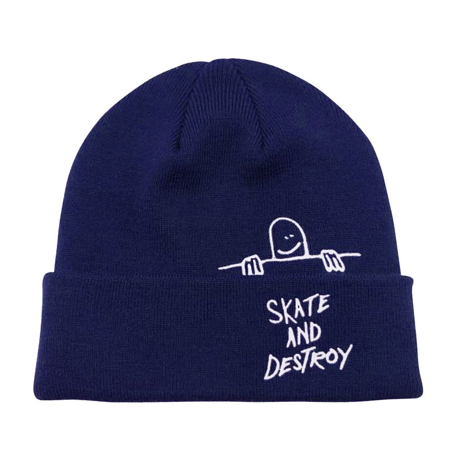 Thrasher Gonz Sad Fold Beanie Navy