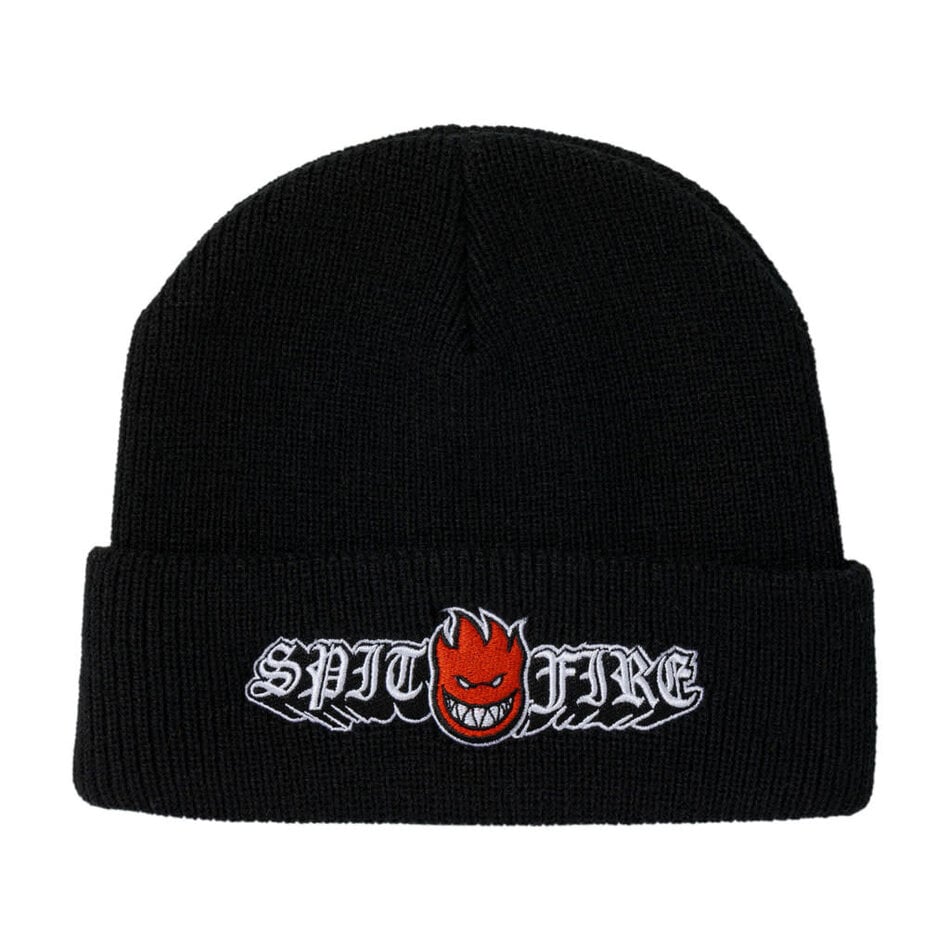 Spitfire Old E Drop Bighead Cuff Beanie Black