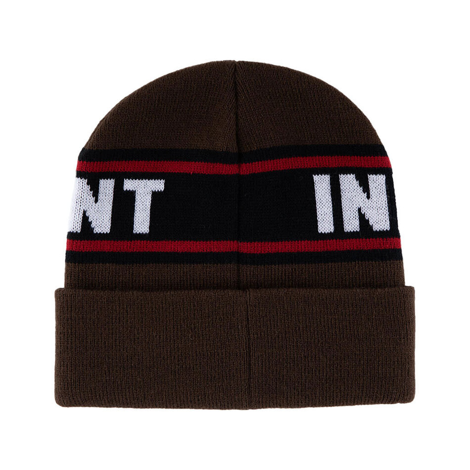 Independent Bar Logo Long Shoreman Beanie Chocolate
