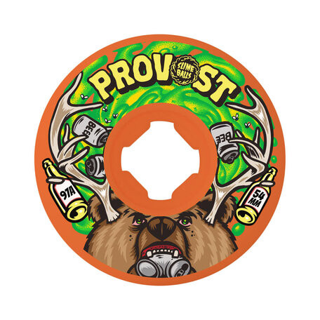 Santa Cruz Colin Provost Beer Slime Balls Vomit Mini Wheels 97A Orange