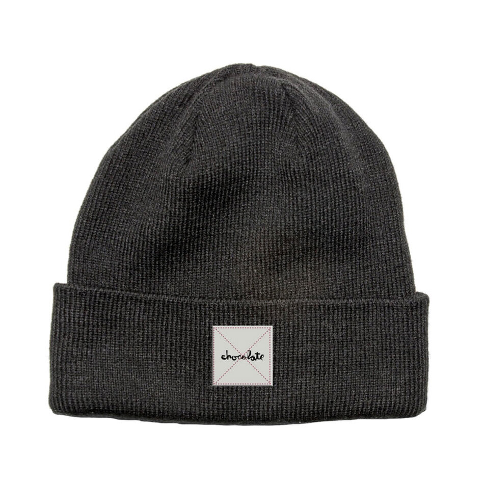 Chocolate Refllective Work Beanie Black
