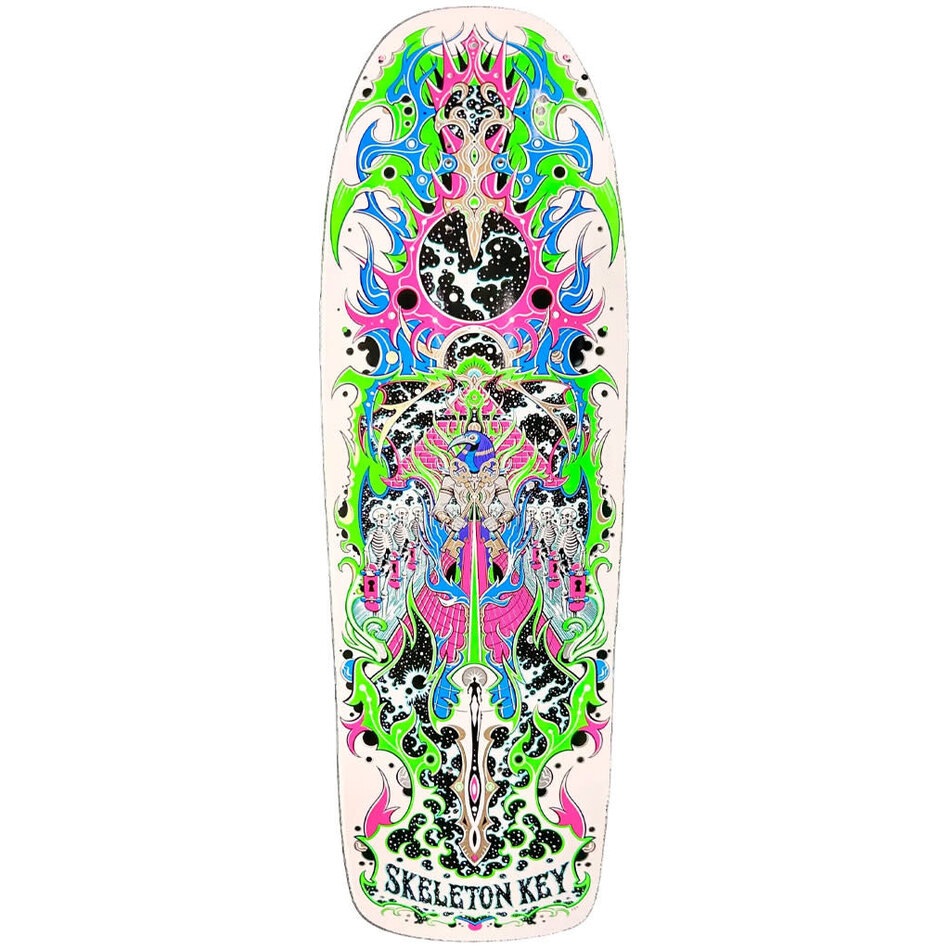 Skeleton Key Star Chart Cosmic Shaped Deck White Dip