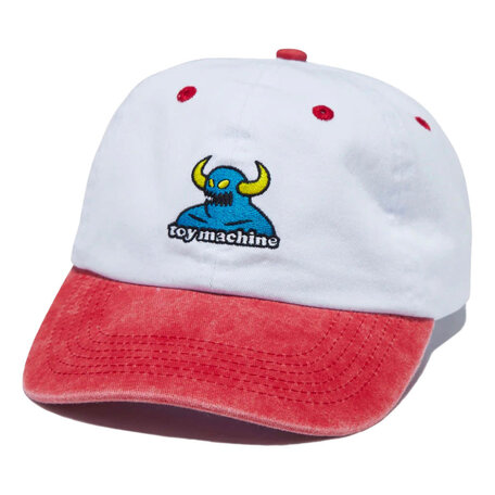 Toy Machine Monster Strapback Hat White