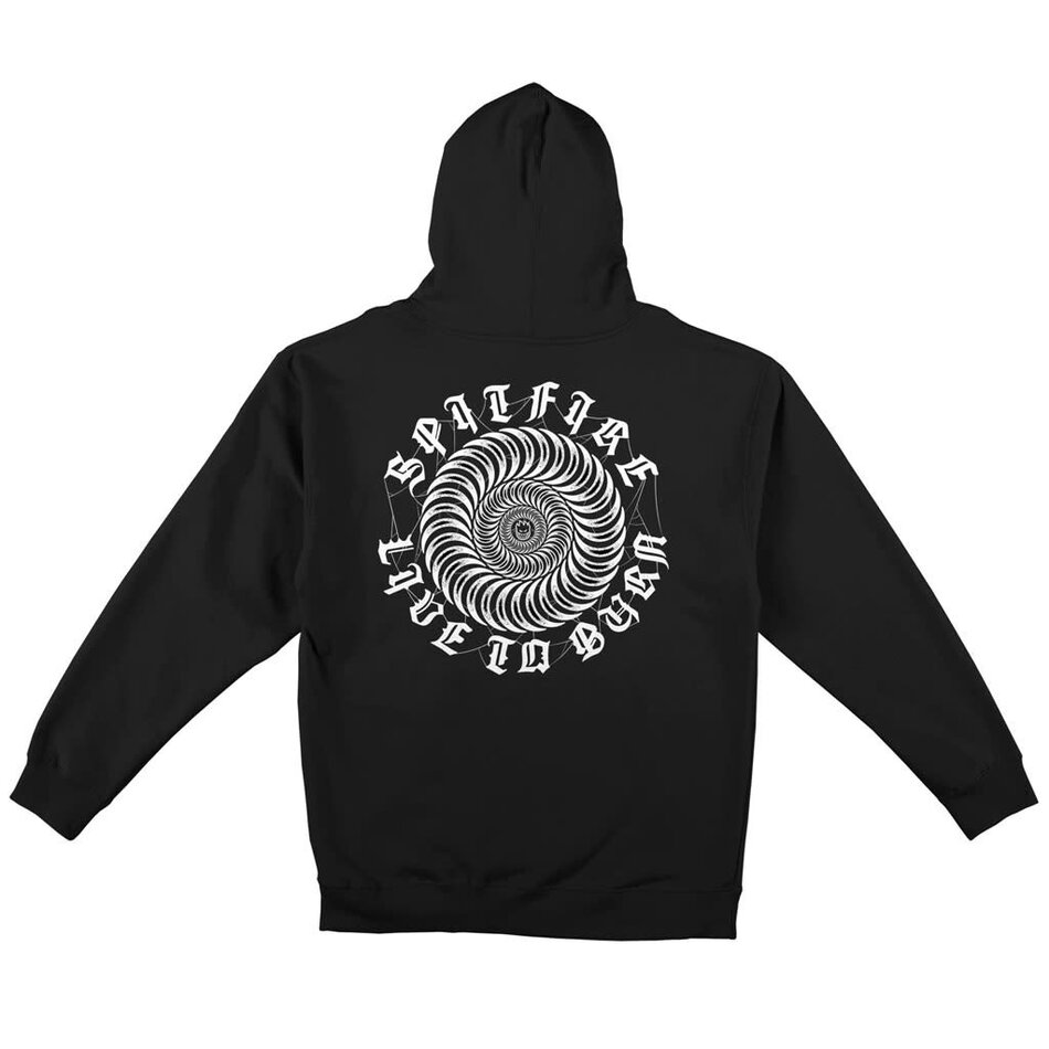 Spitfire Web Classic Hoodie Black/White