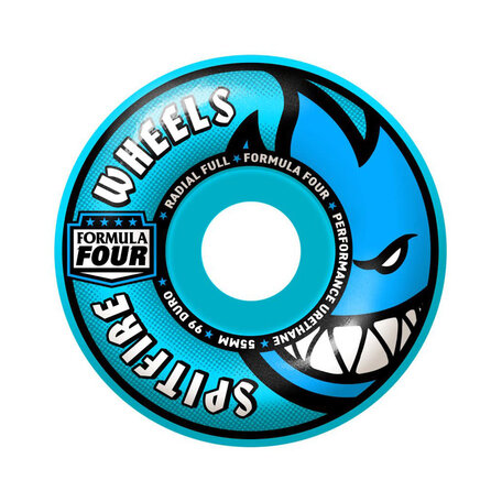 Spitfire Formula Four Radial Full 99A Wheels Blue