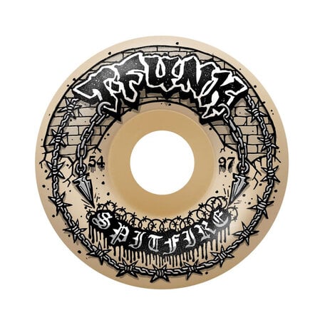 Spitfire T- Funk Raw Formula Four Radial Full 97A Wheels