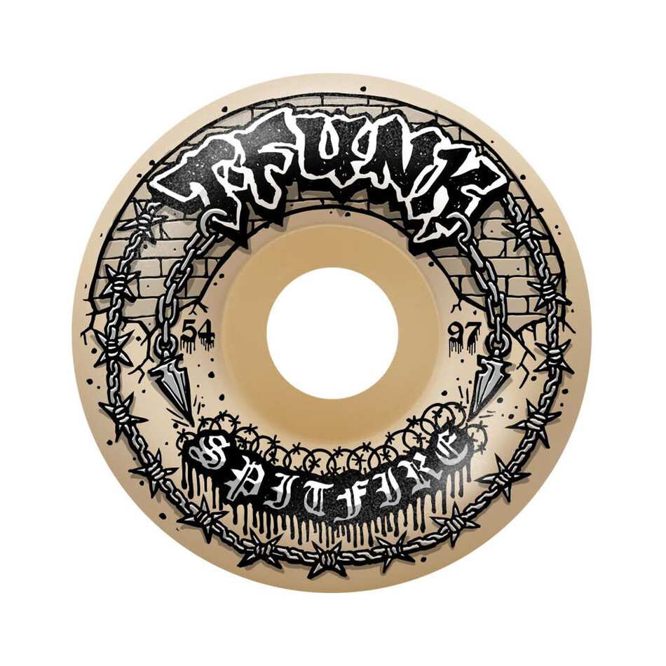 Spitfire T- Funk Raw Formula Four Radial Full 97A Wheels