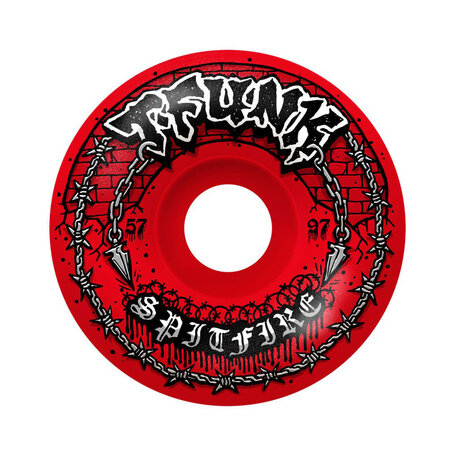 Spitfire T-Funk Raw Formula Four Radial Full 97A Wheels