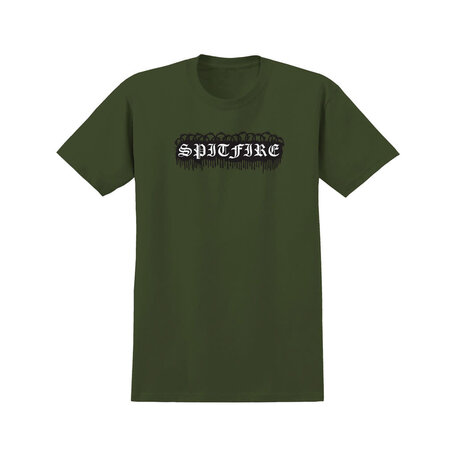 Spitfire Old E Barbed T-Shirt Military Green
